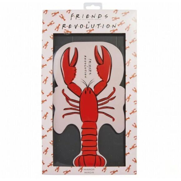 New! Revolution x Friends Lobster Handheld Makeup Mirror - Picture 1 of 5